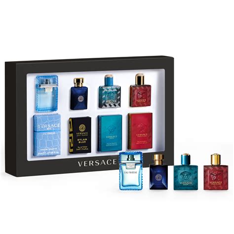 mens versace cologne gift set|versace men's mini gift set.